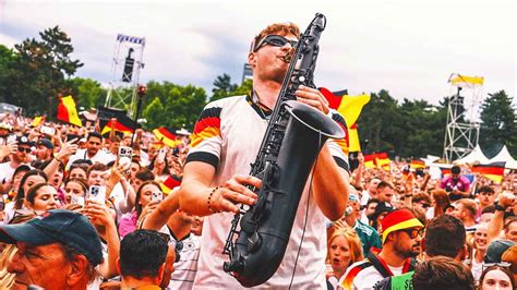 Germany's stars back Euro 2024 viral sax guy's final bid.